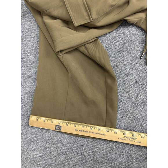 Banana Republic BR Sport Cargo Pants Womens S Brown Elastic Waist Drawstring - Picture 6 of 8